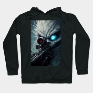 Yeti Aiming Down a Sniper Scope Hoodie